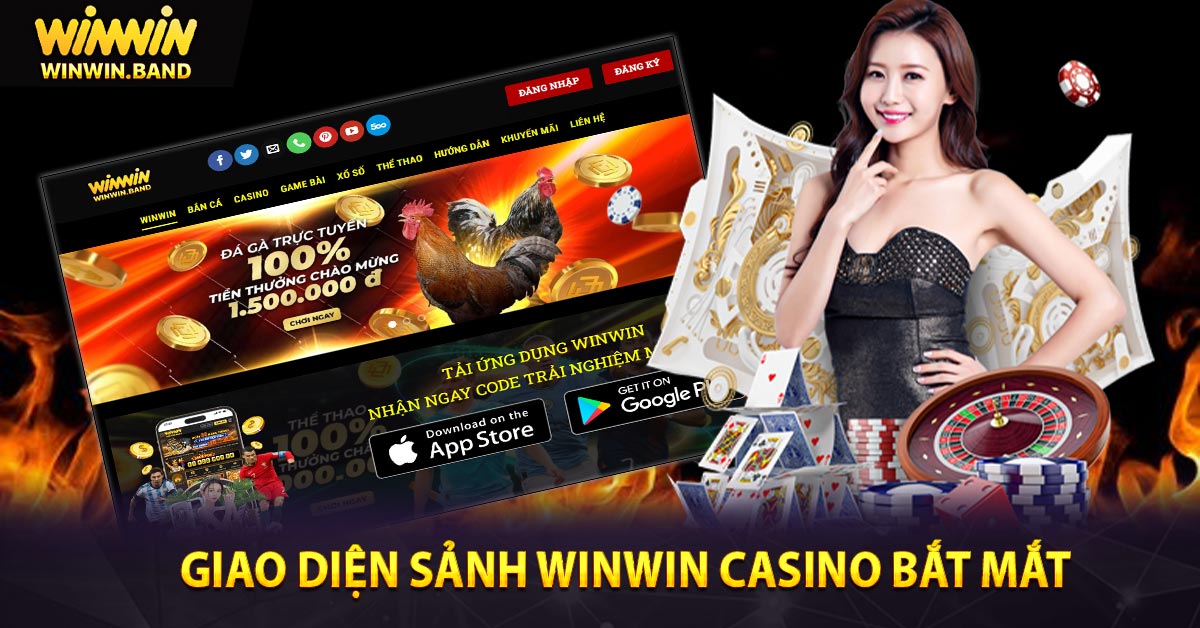 Giao diện sảnh WINWIN casino bắt mắt